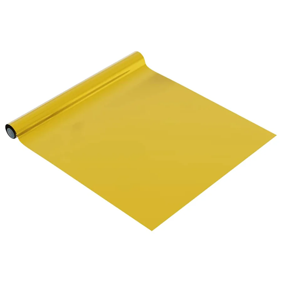 Film autoadhésif pour meubles Doré brillant 500x90 cm PVC - 2