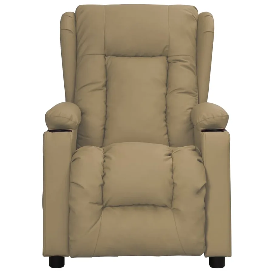 Fauteuil inclinable Cappuccino Similicuir - 2