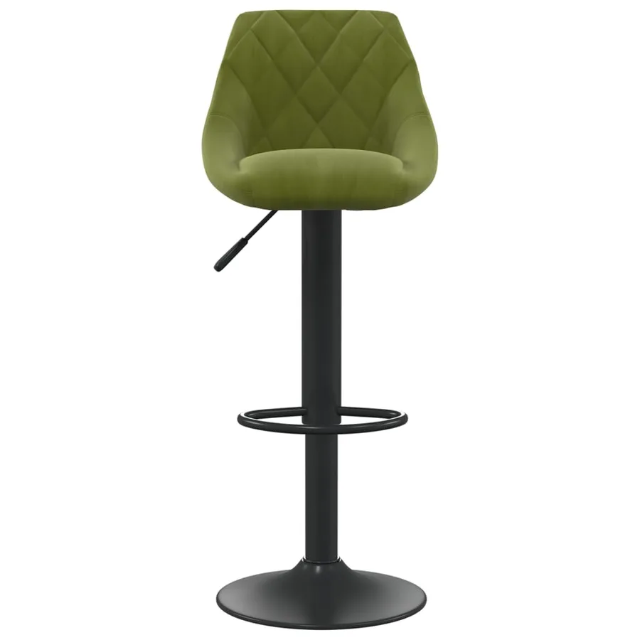 Tabouret de bar Vert clair Velours - 3