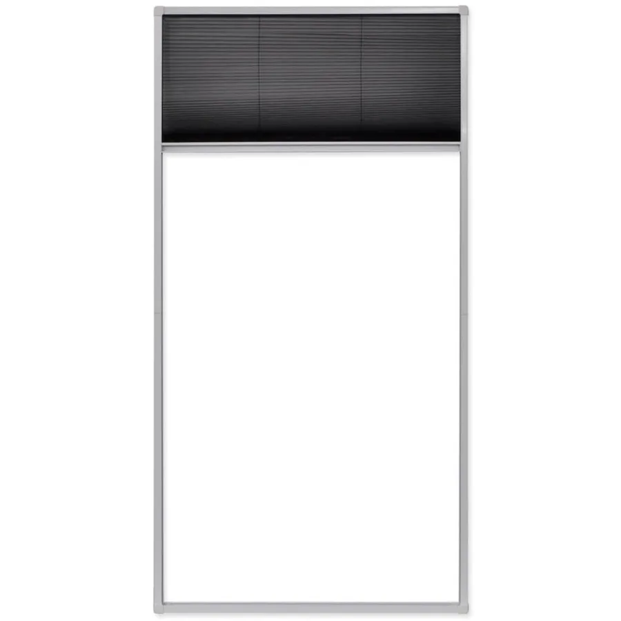 Moustiquaire plissée pour fenêtre 80 x 160 cm - 6