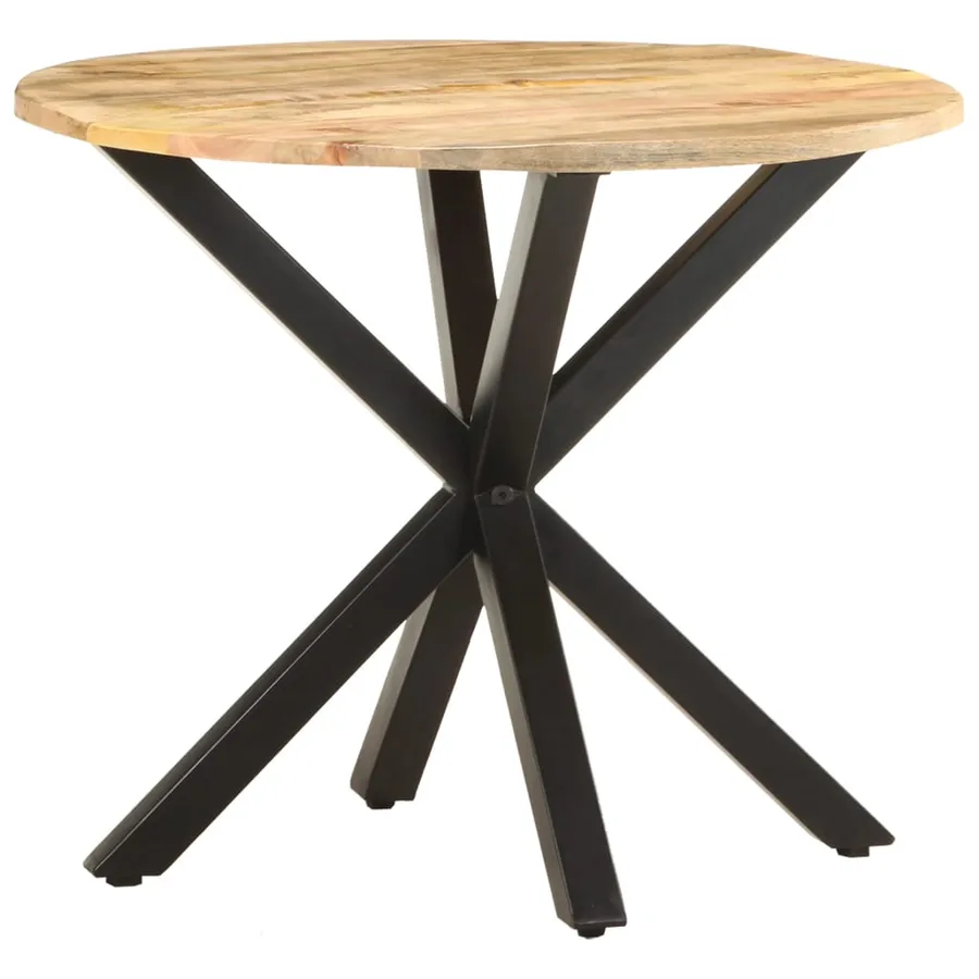 Table d'appoint 68x68x56 cm Bois de manguier massif - 10