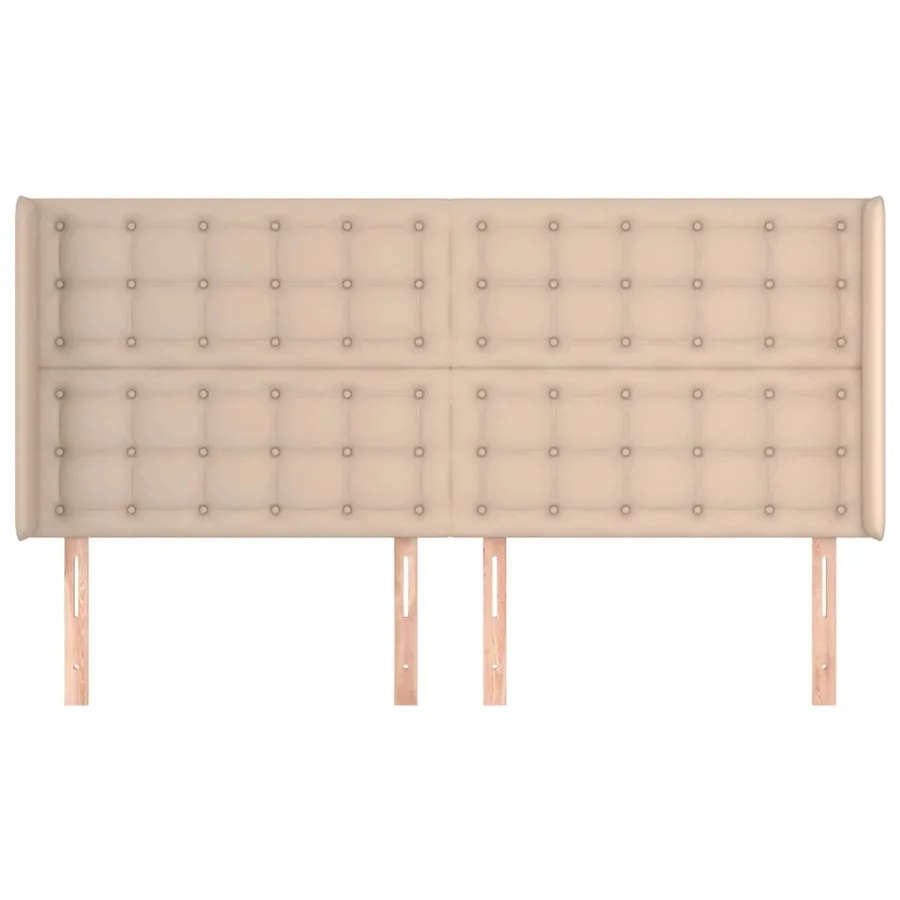Tête de lit avec oreilles Cappuccino 163x16x118/128 cm - 3