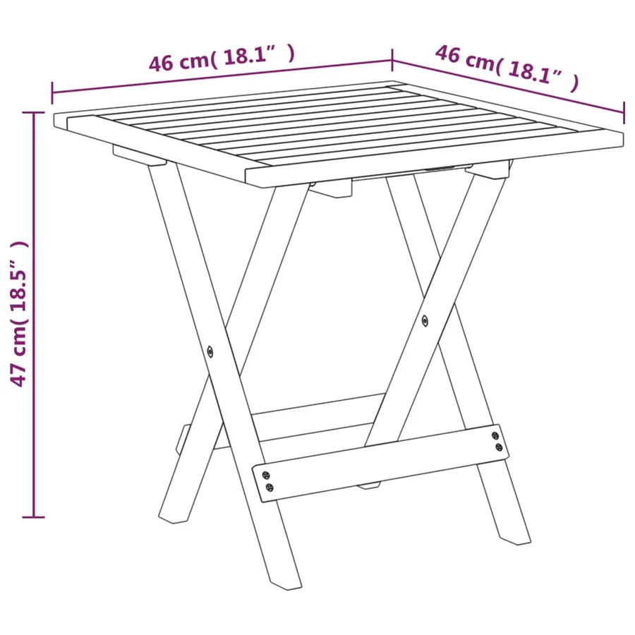 Chaises longues d'extérieur et table Acacia massif et textilène - 12