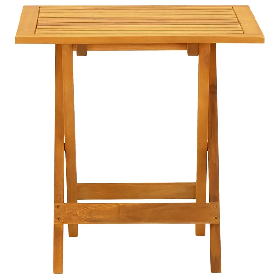 Chaises longues d'extérieur et table Acacia massif et textilène - 7