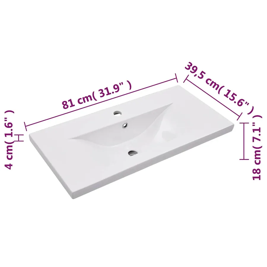 Ensemble de meubles de bain Blanc et chêne sonoma Aggloméré - 19