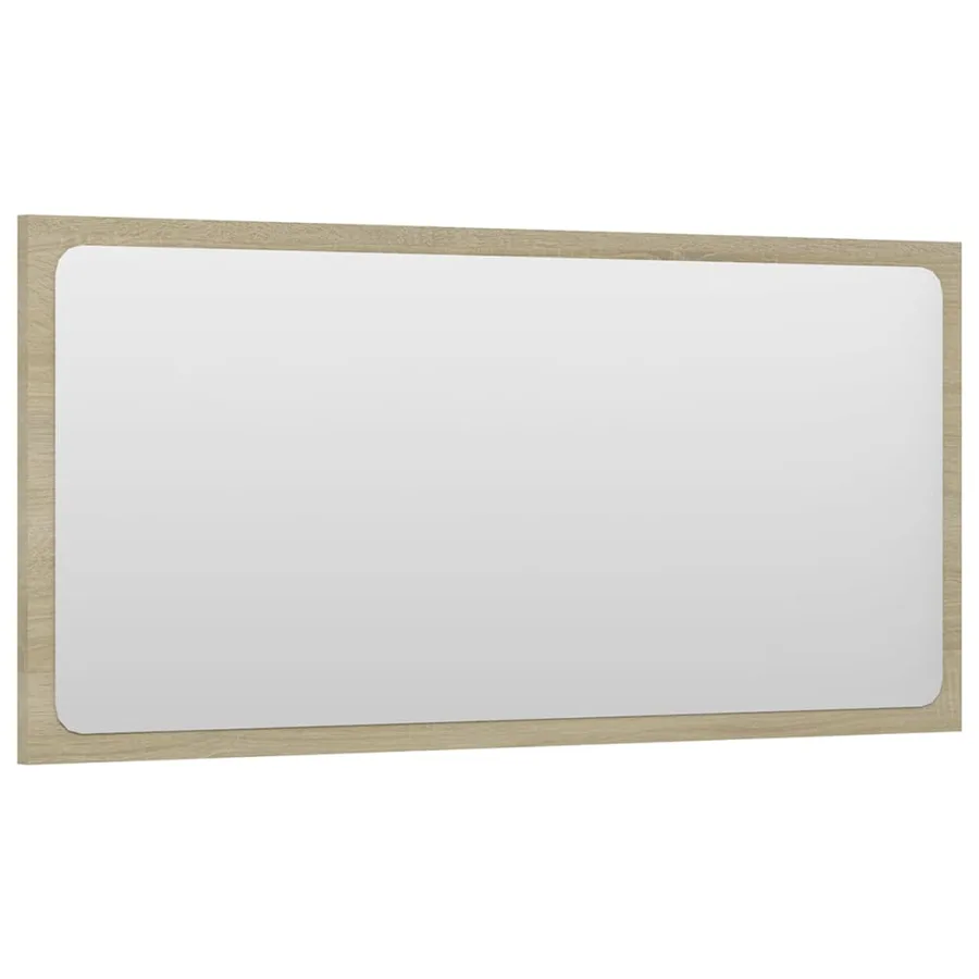 Ensemble de meubles de bain Blanc et chêne sonoma Aggloméré - 7