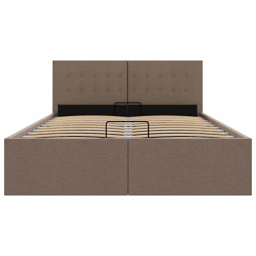 Cadre de lit à rangement hydraulique sans matelas 140x200 cm - 5