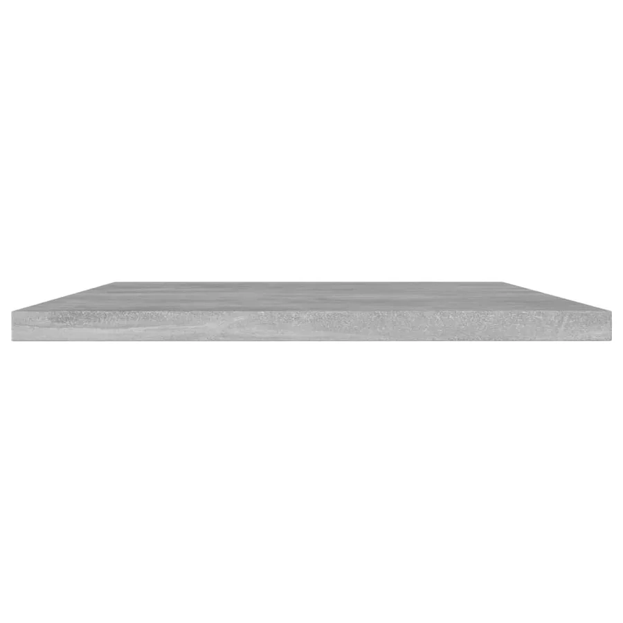Panneaux de bibliothèque 8pcs Gris béton 100x30x1,5cm Aggloméré - 3