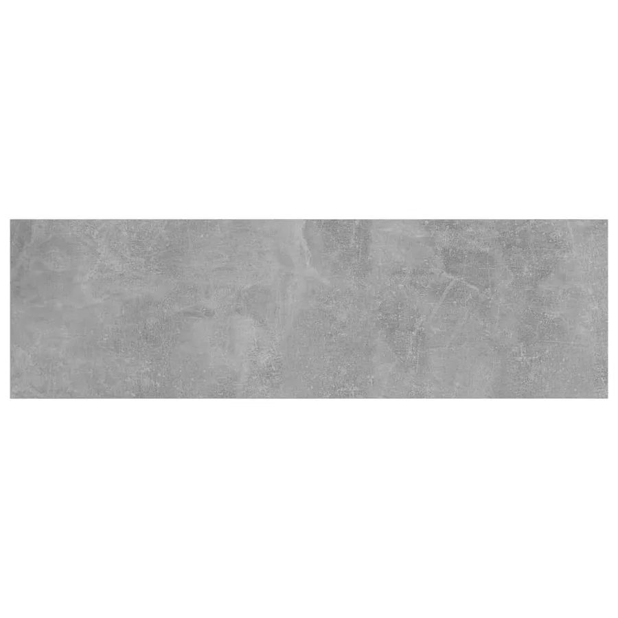 Panneaux de bibliothèque 8pcs Gris béton 100x30x1,5cm Aggloméré - 4