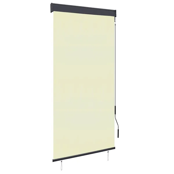 Store roulant d'extérieur 100 x 250 cm Crème