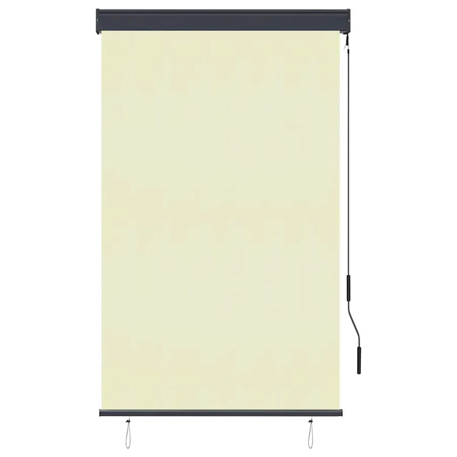 Store roulant d'extérieur 100 x 250 cm Crème - 2