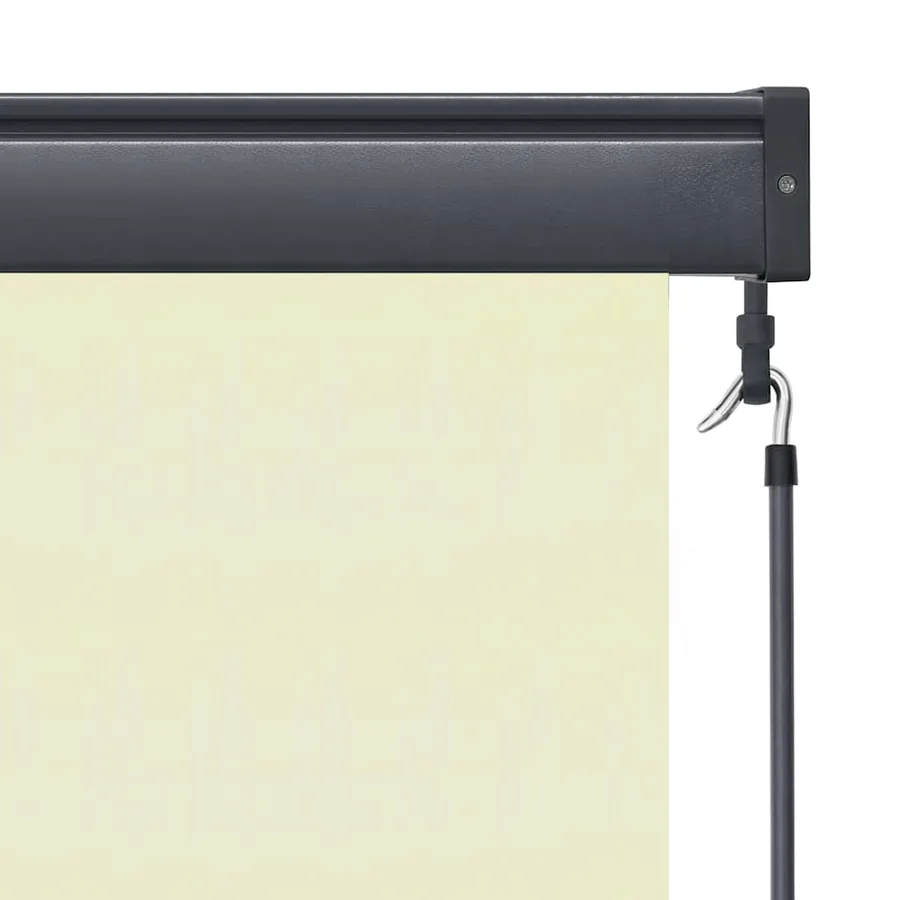 Store roulant d'extérieur 100 x 250 cm Crème - 7