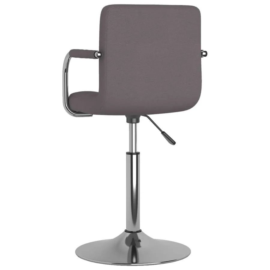 Chaise de salle à manger Taupe Tissu - 4