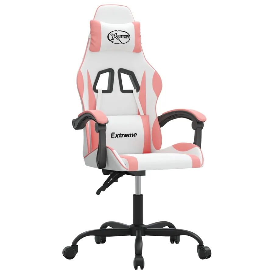 Chaise de jeu Blanc et rose Similicuir - 2