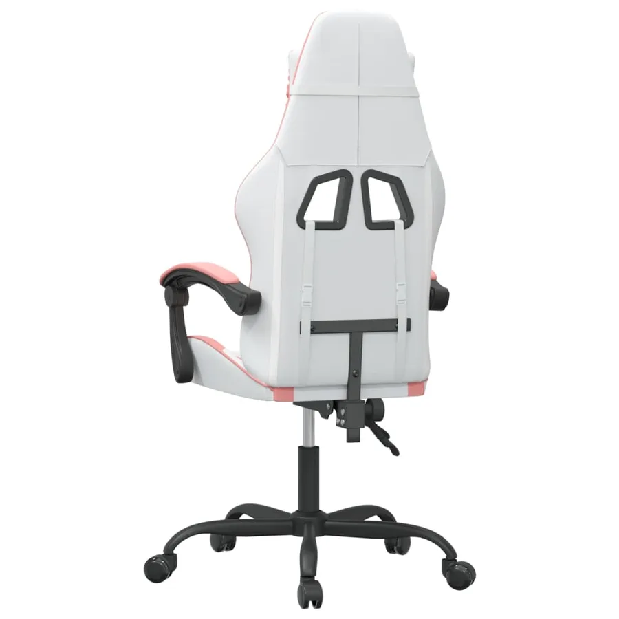 Chaise de jeu Blanc et rose Similicuir - 5