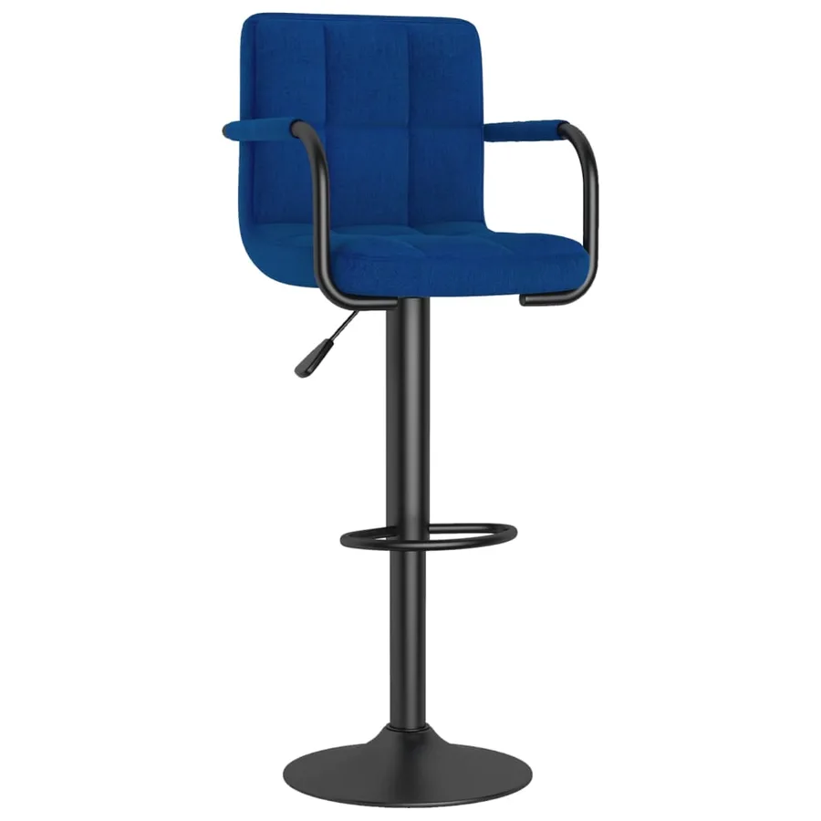 Tabouret de bar Bleu Tissu - 2