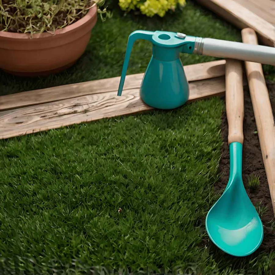 Gazon artificiel 1x5 m/20 mm Vert - 2