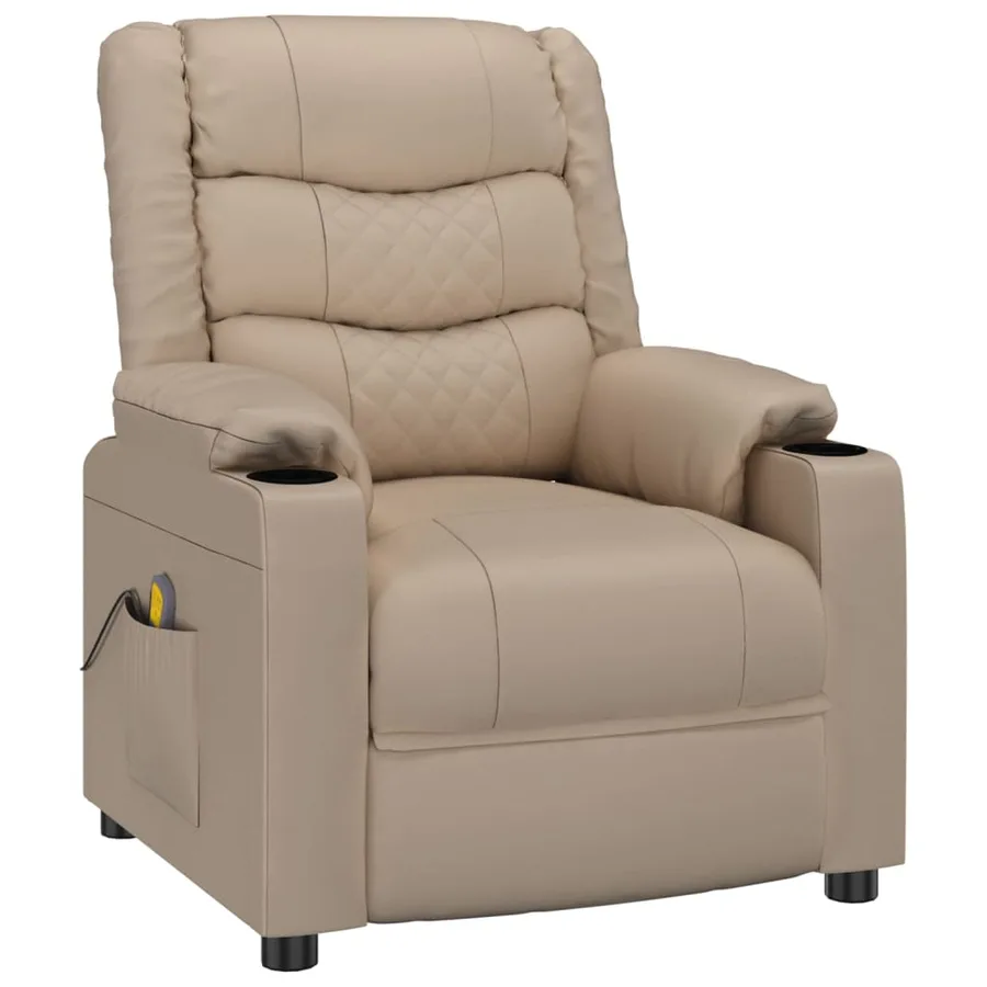 Fauteuil inclinable Cappuccino Similicuir - 2