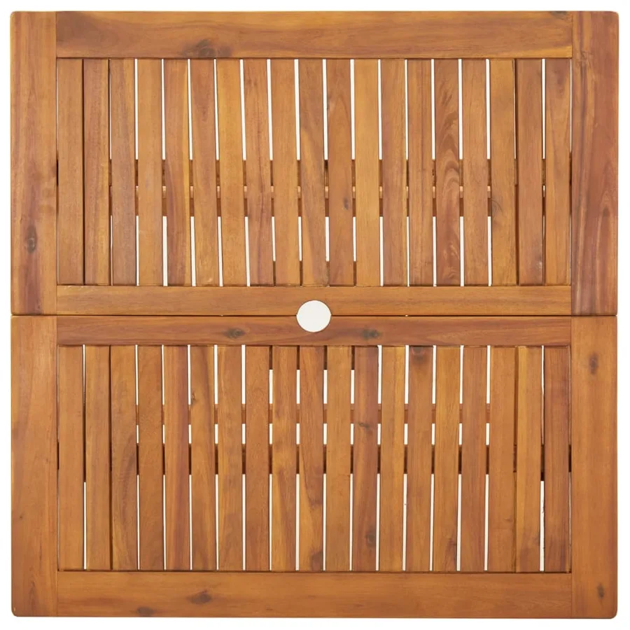 Ensemble à manger de jardin 5 pcs Bois d'acacia solide - 11