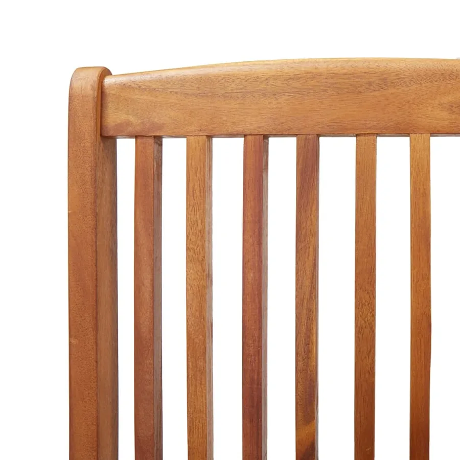Ensemble à manger de jardin 5 pcs Bois d'acacia solide - 6
