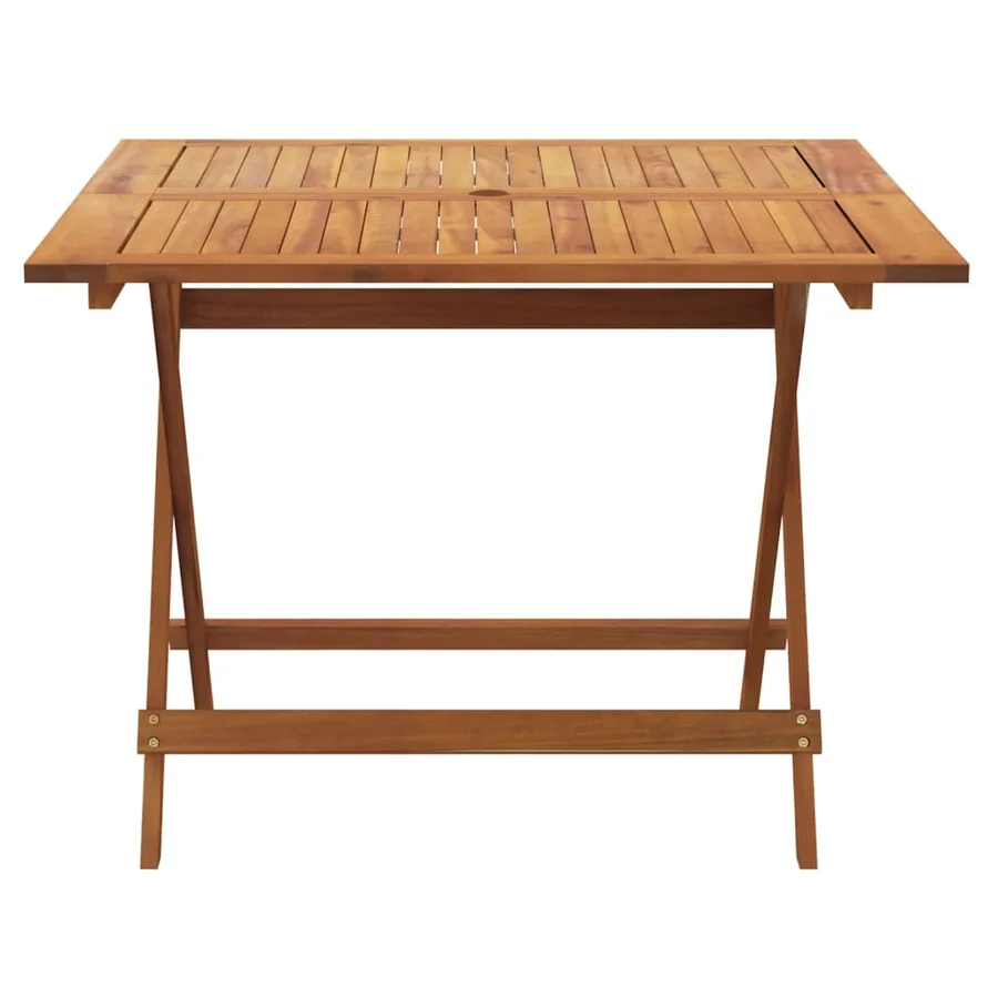 Ensemble à manger de jardin 5 pcs Bois d'acacia solide - 8