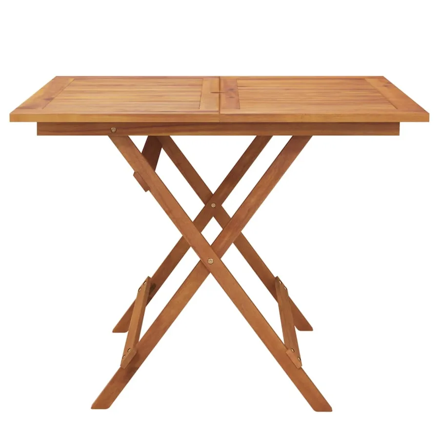 Ensemble à manger de jardin 5 pcs Bois d'acacia solide - 9