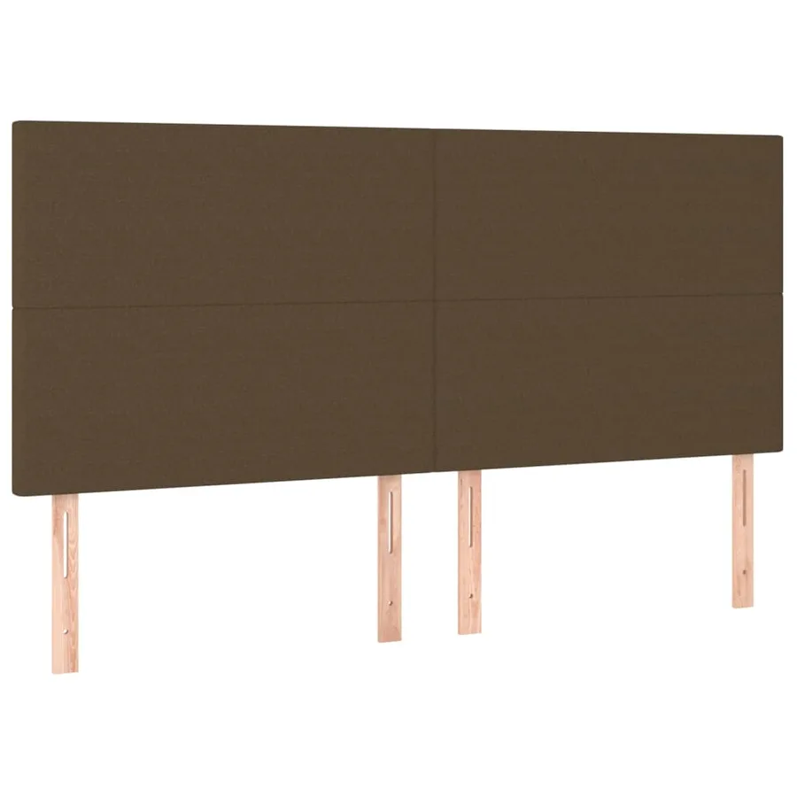 Sommier à lattes de lit avec matelas Marron foncé 180x200 cm - 6