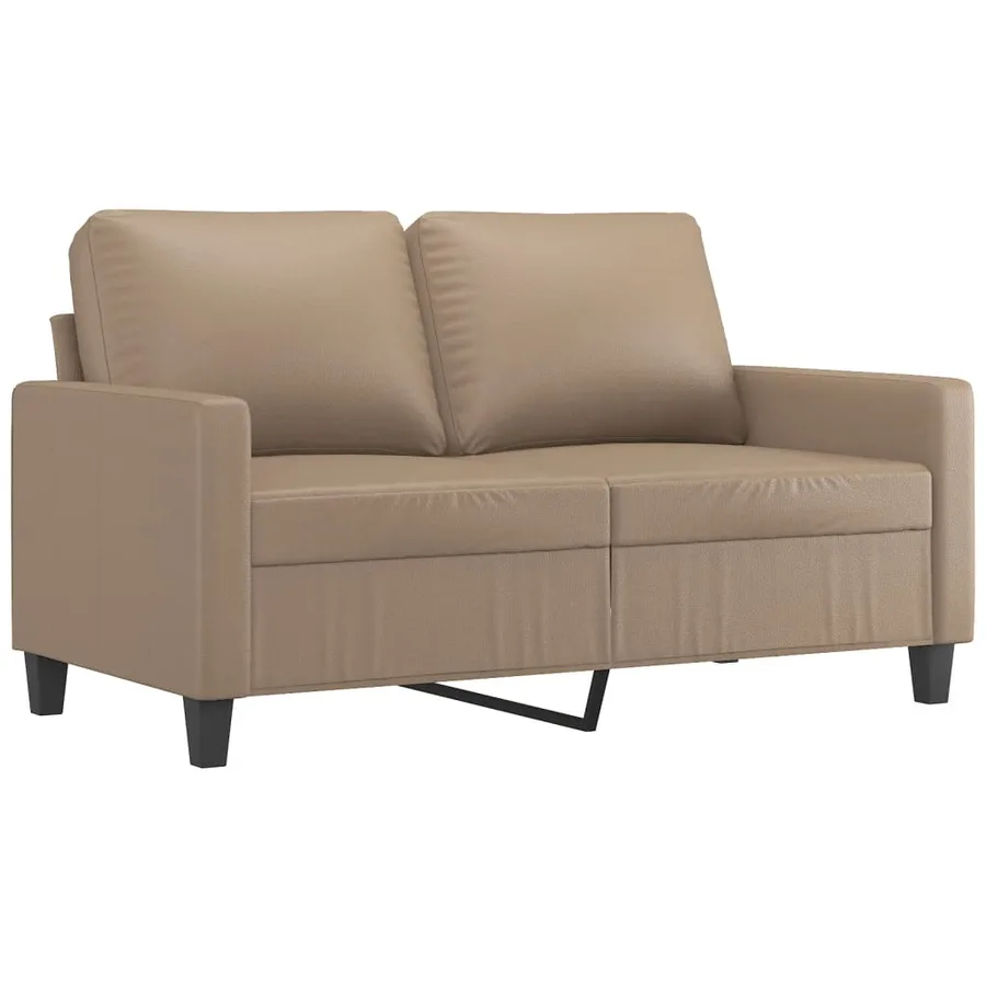 Ensemble de canapés 3 pcs avec coussins Cappuccino Similicuir - 3