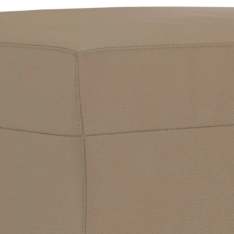 Ensemble de canapés 3 pcs avec coussins Cappuccino Similicuir - 7