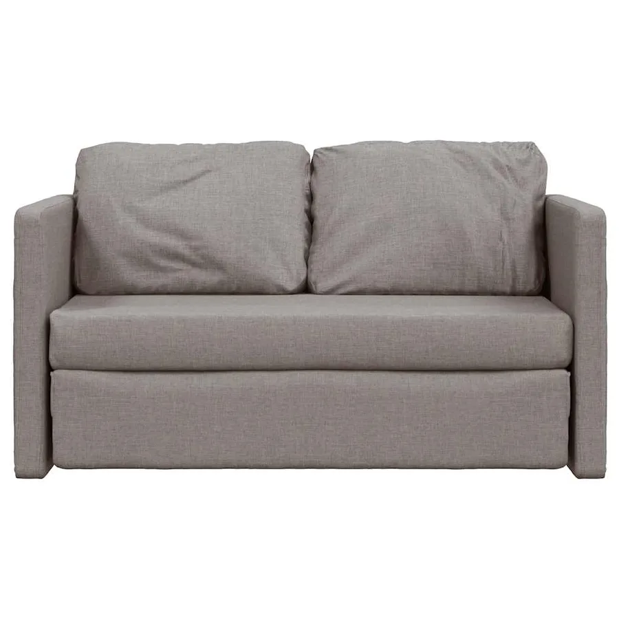 Canapé-lit 2 en 1 taupe 112x174x55 cm tissu - 5