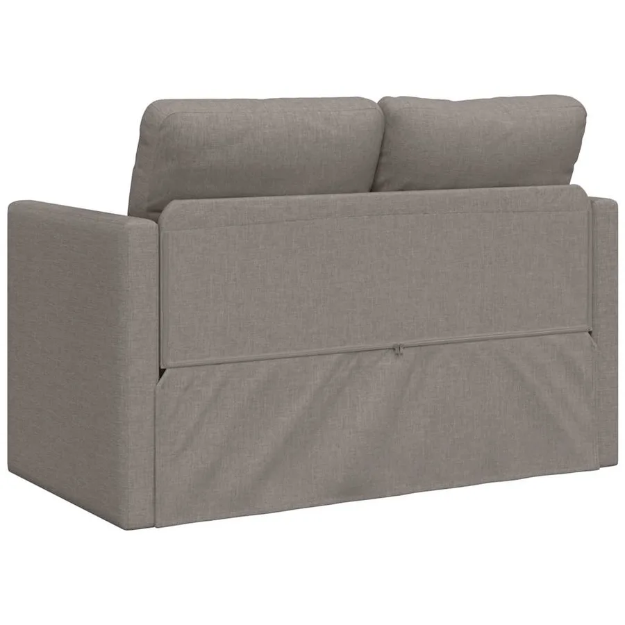 Canapé-lit 2 en 1 taupe 112x174x55 cm tissu - 6