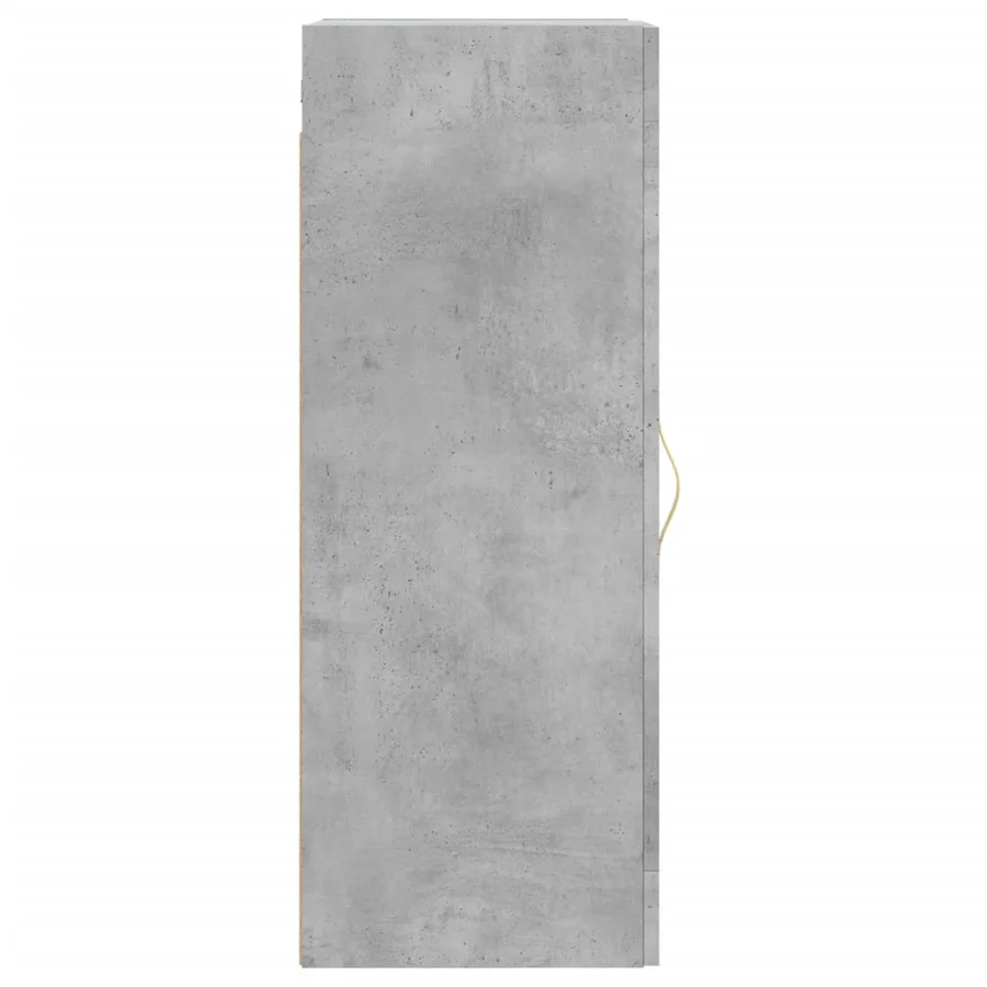 Armoire murale gris béton 34,5x34x90 cm bois d'ingénierie - 7