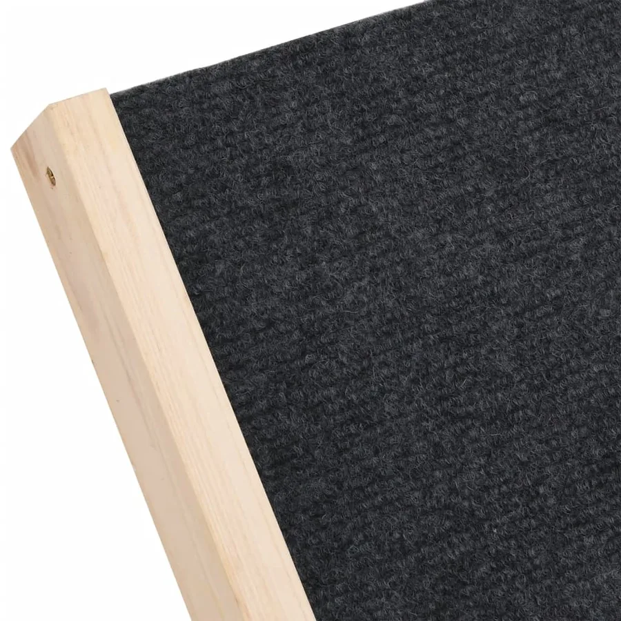 Rampe pour chiens gris 70x35 cm bois de sapin solide - 8