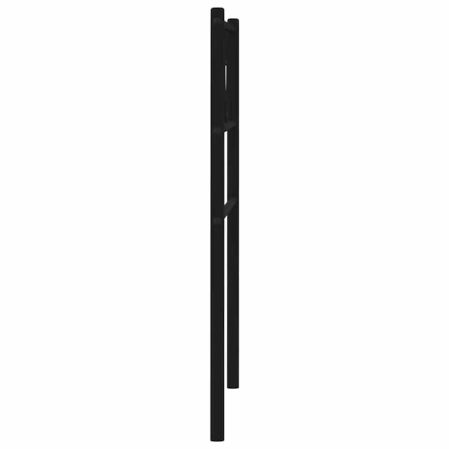 Tête de lit de remplacement métal noir 100 cm - 4
