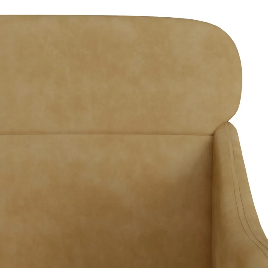 Fauteuil Marron 63x76x80 cm Velours - 6