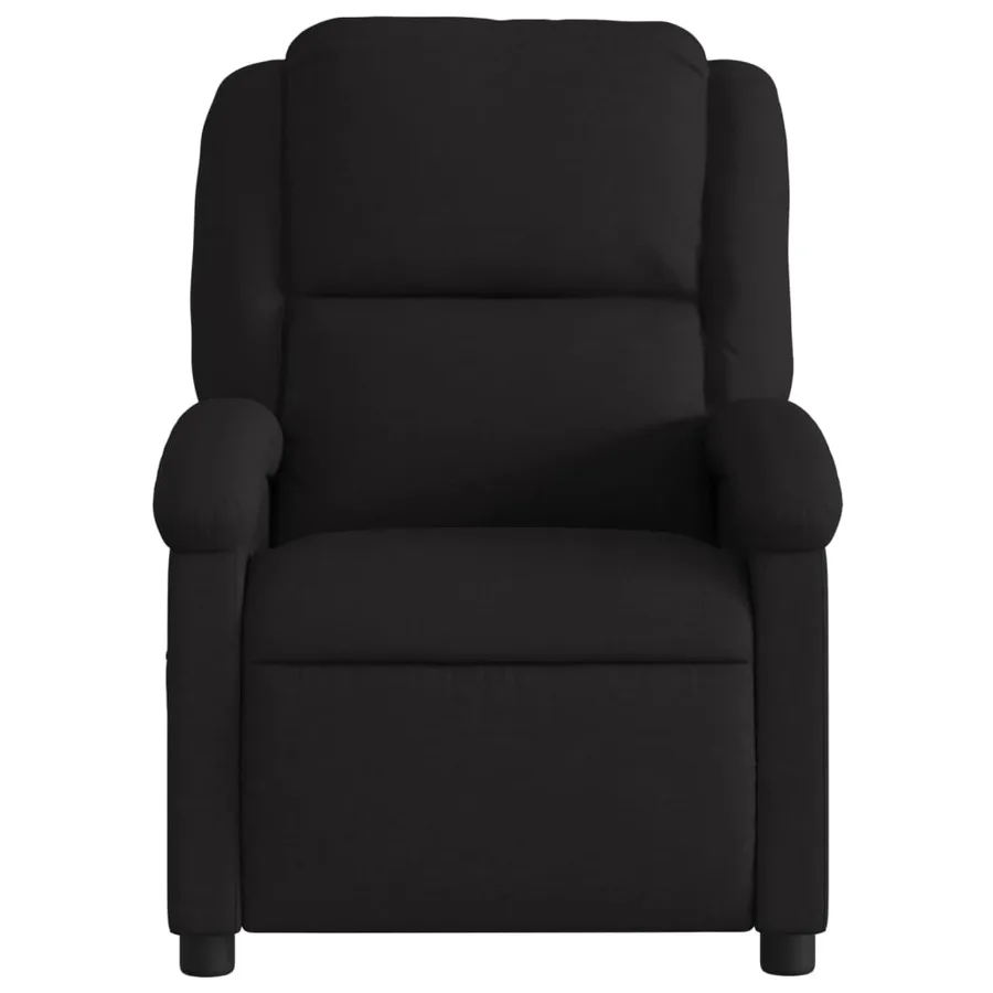 Fauteuil inclinable Noir Tissu - 3