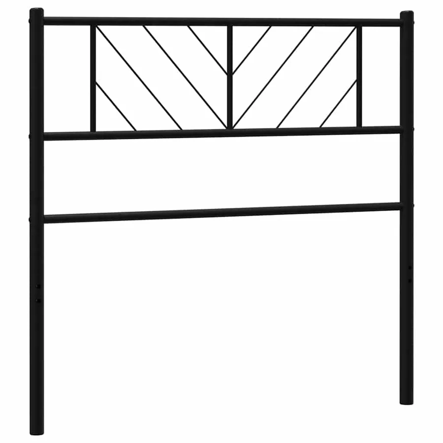 Tête de lit de remplacement métal noir 100 cm - 2