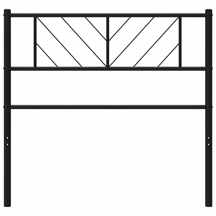 Tête de lit de remplacement métal noir 100 cm - 4