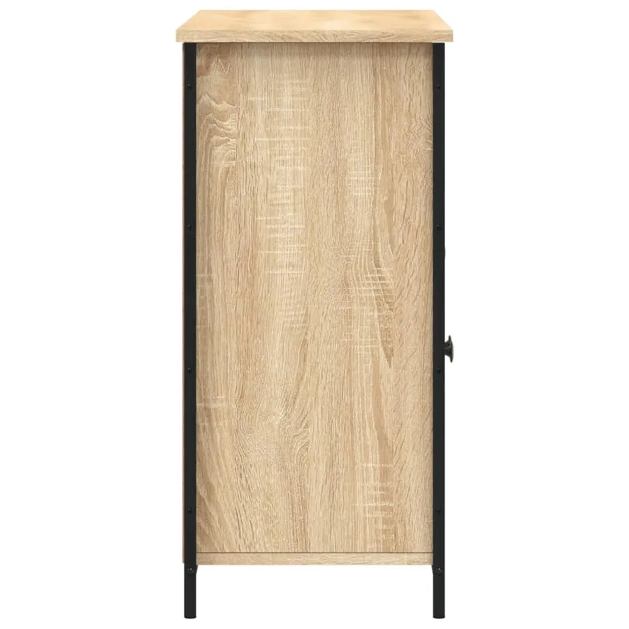 Buffet chêne sonoma 100x35x75 cm bois d'ingénierie - 7