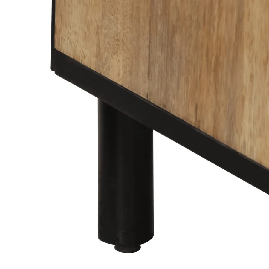 Armoire latérale 60x33x75 cm bois massif de manguier - 11