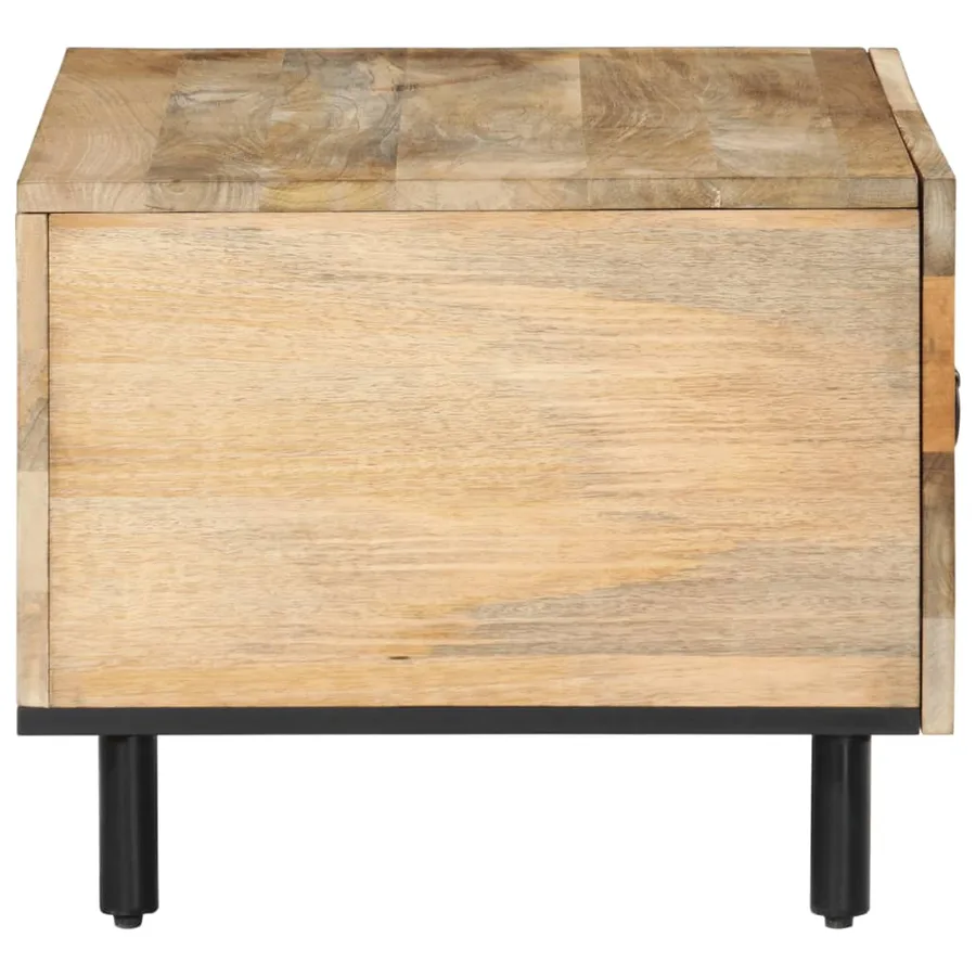 Table basse 80x50x40 cm bois de manguier massif - 6