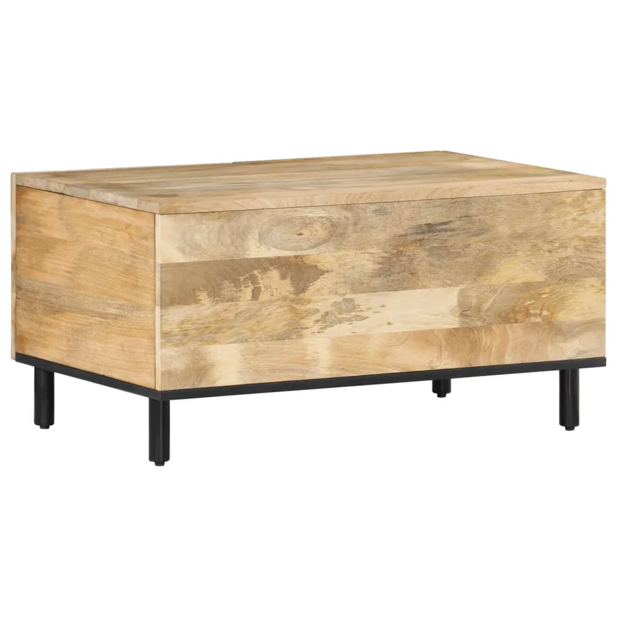 Table basse 80x50x40 cm bois de manguier massif - 7