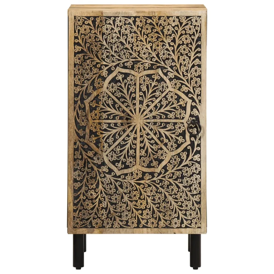 Armoire latérale 40x33x75 cm bois massif de manguier - 3