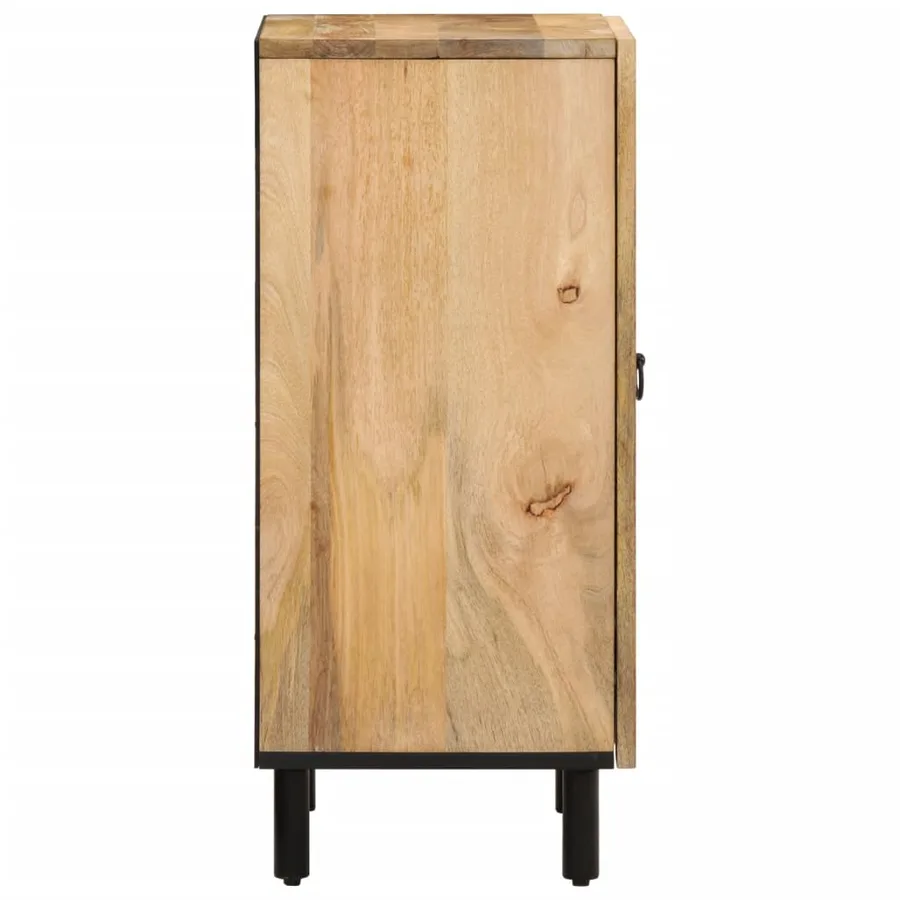 Armoire latérale 40x33x75 cm bois massif de manguier - 4