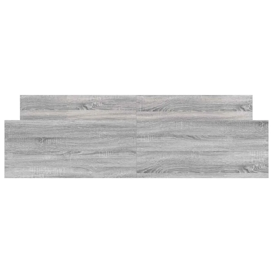 Cadre de lit sans matelas sonoma gris 160x200 cm - 5