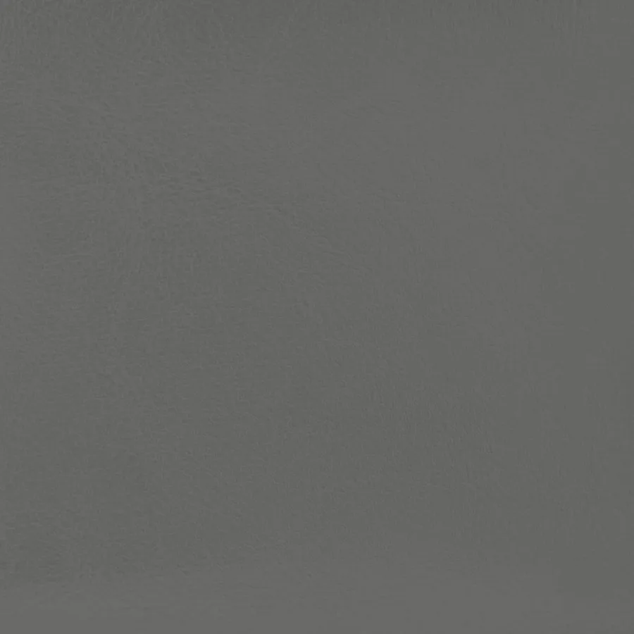 Chaise cabriolet avec repose-pied gris similicuir - 7