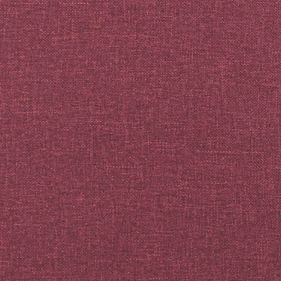 Canapé à 2 places Rouge bordeaux 140 cm Tissu - 8