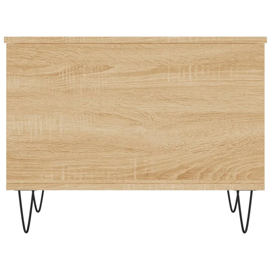 Table basse Chêne sonoma 60x44,5x45 cm Bois d'ingénierie - 6