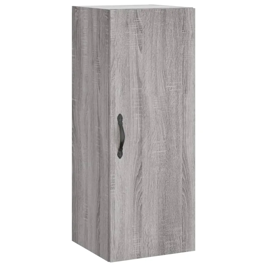 Buffet haut Sonoma gris 34,5x34x180 cm Bois d'ingénierie - 5