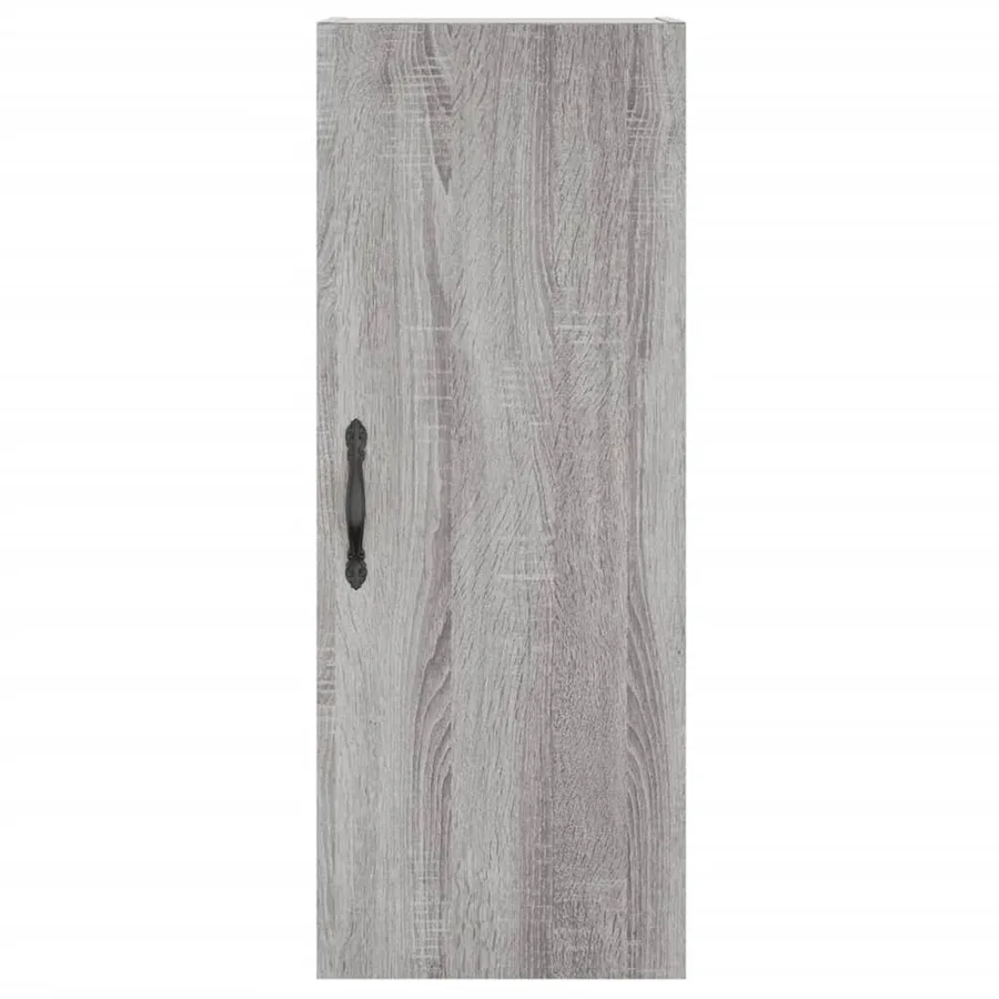 Buffet haut Sonoma gris 34,5x34x180 cm Bois d'ingénierie - 6